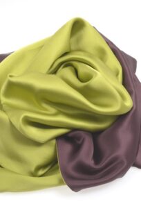 Echarpe vert marron