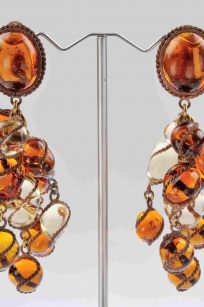 Boucles d'oreilles grappes