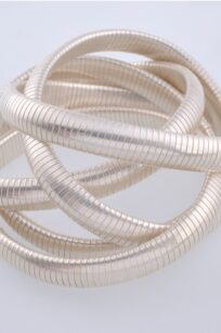 Bracelet argenté blanc