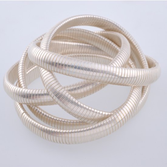 Bracelet argenté blanc