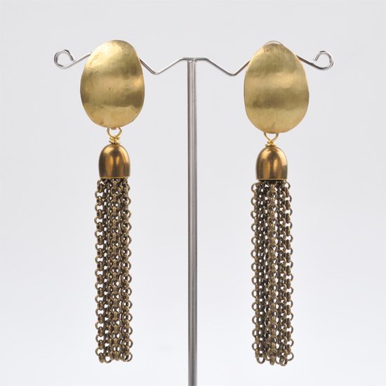 Boucles d'oreilles en bronze doré