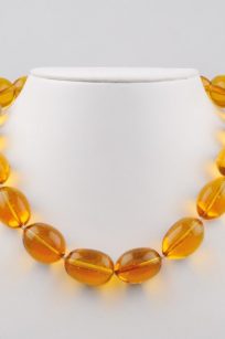 Collier jaune tournesol