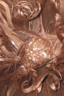 Fleur marron glacé detail