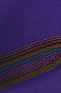 Chapeau capeline velours detail