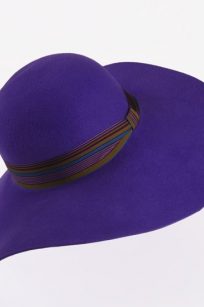 Chapeau capeline velours