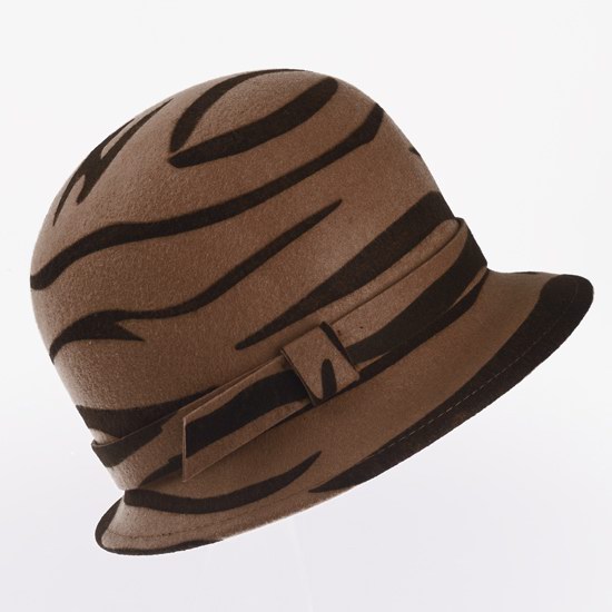 Chapeau cloche thème safari