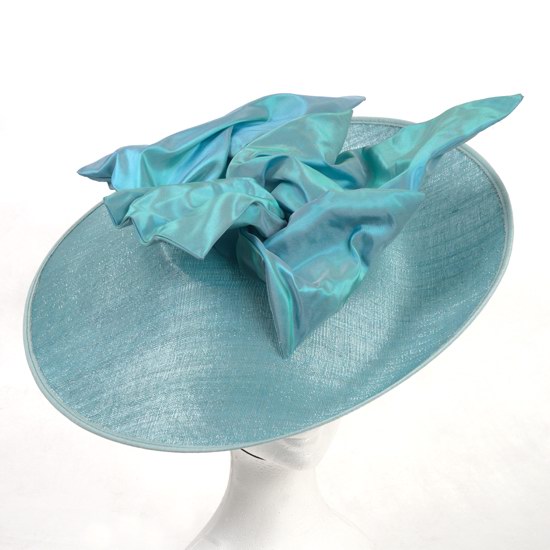 Chapeau paille de soie