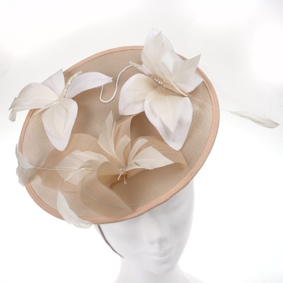 Chapeau galette papillon