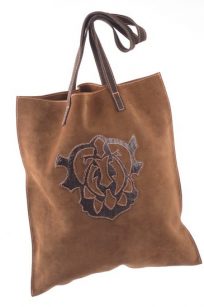 Sac ordinateur daim