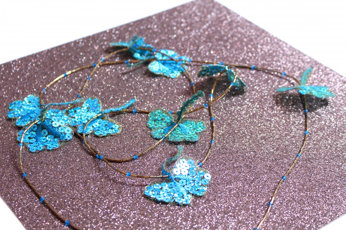 collier papillon