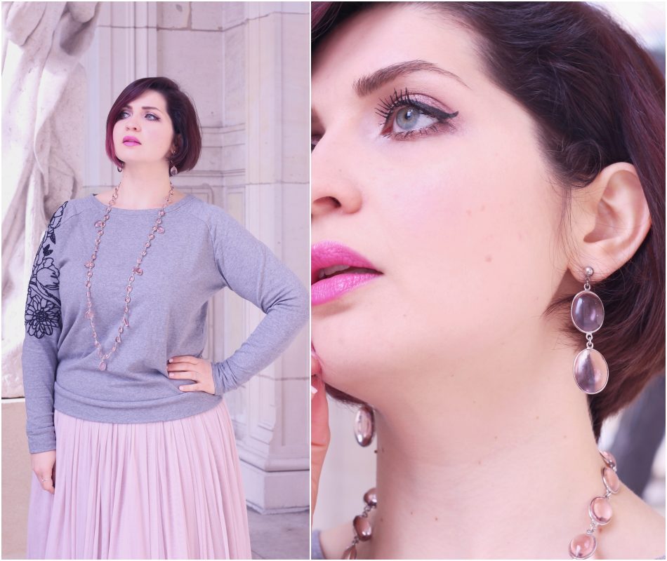 bijoux murano rose