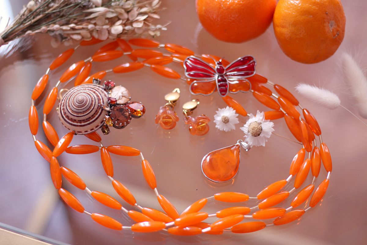bijoux orange