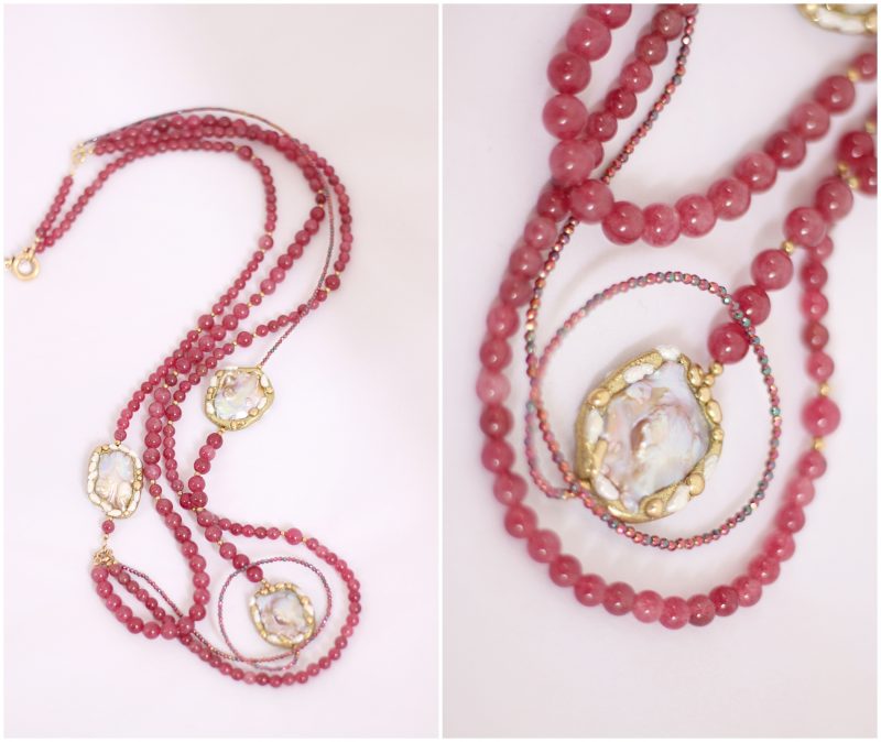sautoir perles de sardaigne