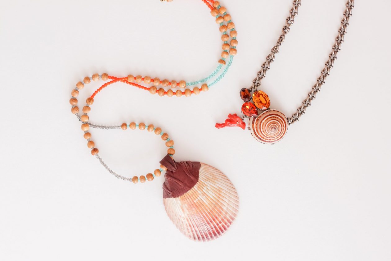 collier coquillage